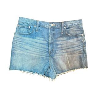 MADEWELL THE PERFECT JEAN SHORT WOMENS DENIM BOWMAN WASH WOMENS SIZE 32‎ NWOT